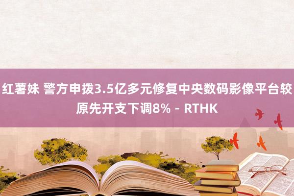 红薯妹 警方申拨3.5亿多元修复中央数码影像平台　较原先开支下调8% - RTHK