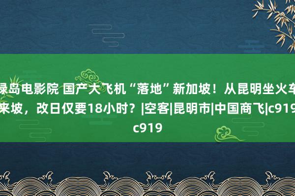 绿岛电影院 国产大飞机“落地”新加坡！从昆明坐火车来坡，改日仅要18小时？|空客|昆明市|中国商飞|c919