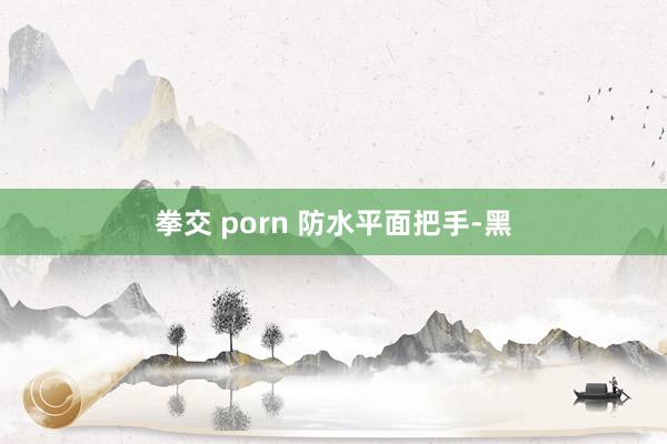 拳交 porn 防水平面把手-黑